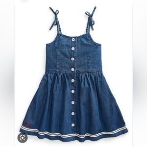 Ralph Lauren Toddler Denim Dress - 3T